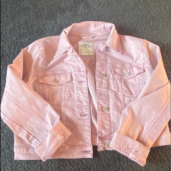 Purple Hollister Jean Jacket 